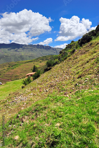 Peruvian landscape, Cuzco, Peru