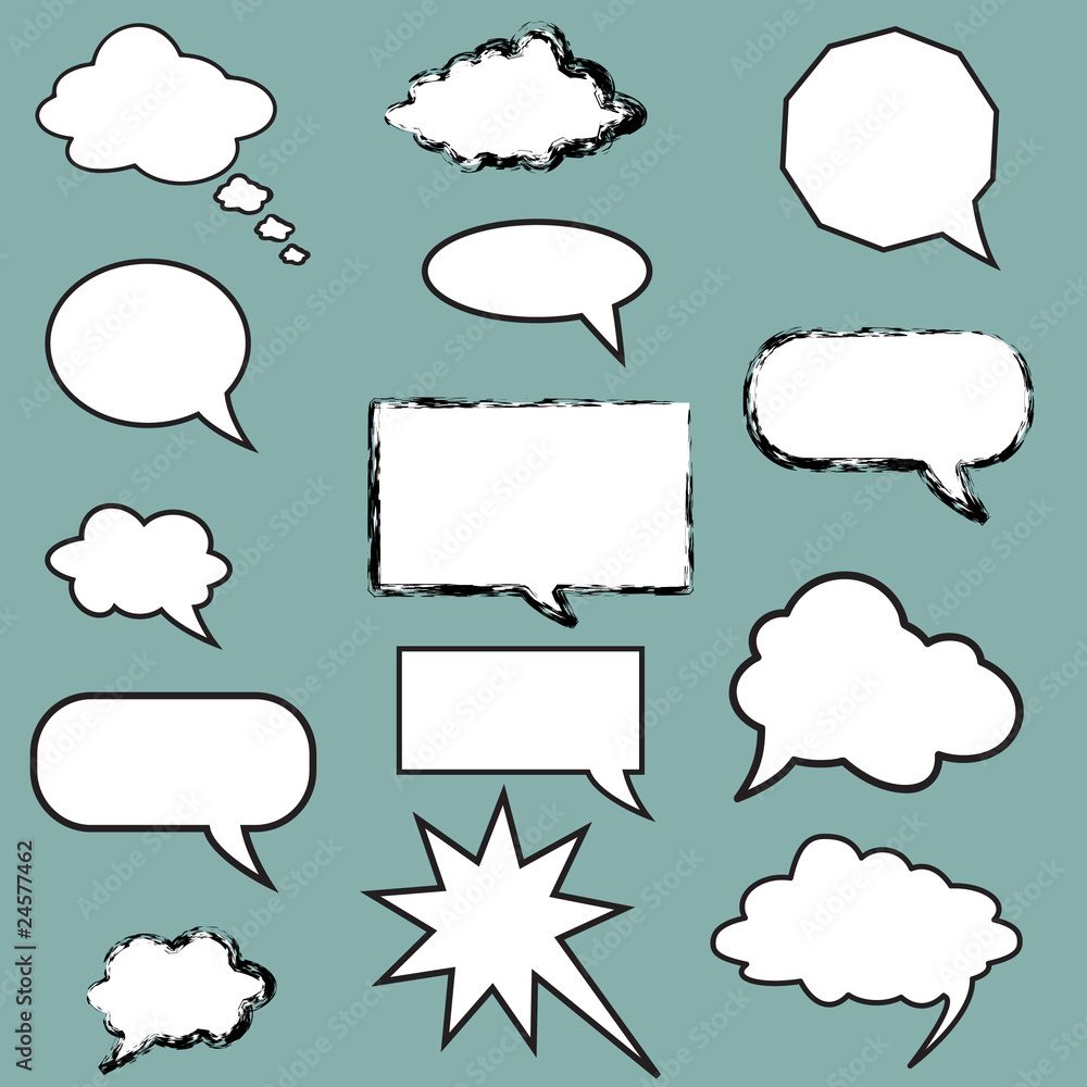Speech bubbles Speech bubbles