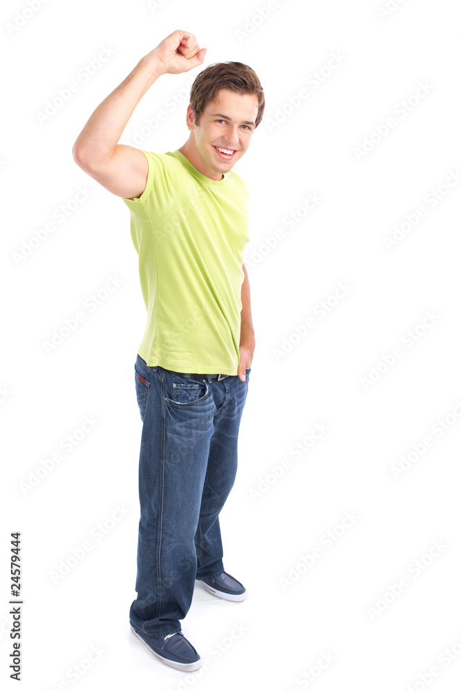 Happy young man Happy young man