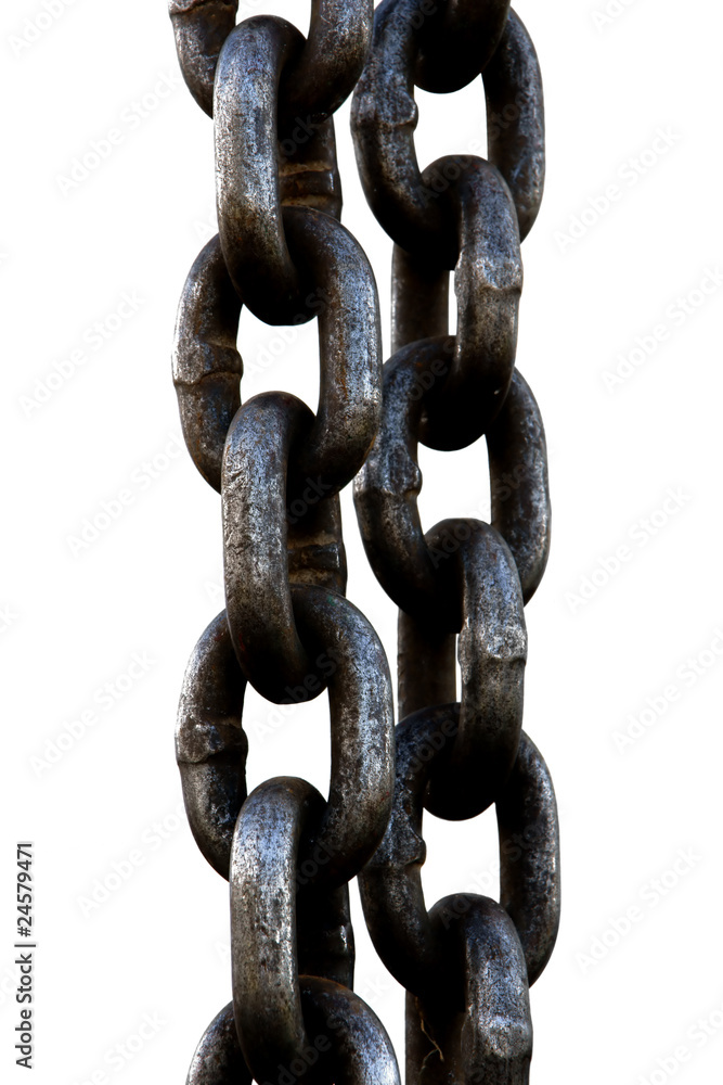 Fototapeta premium Chain link isolated