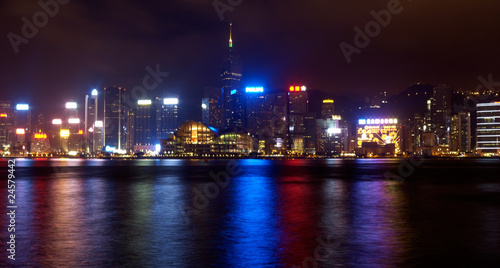 Hong Kong view at night