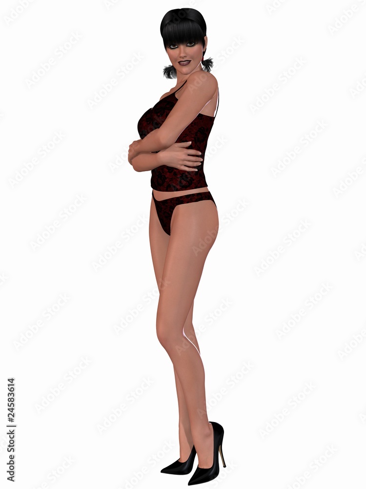 Fashion model in sexy underwear Fashion model in sexy underwear