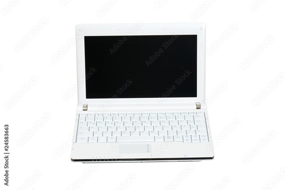 weißes Netbook weißes Netbook