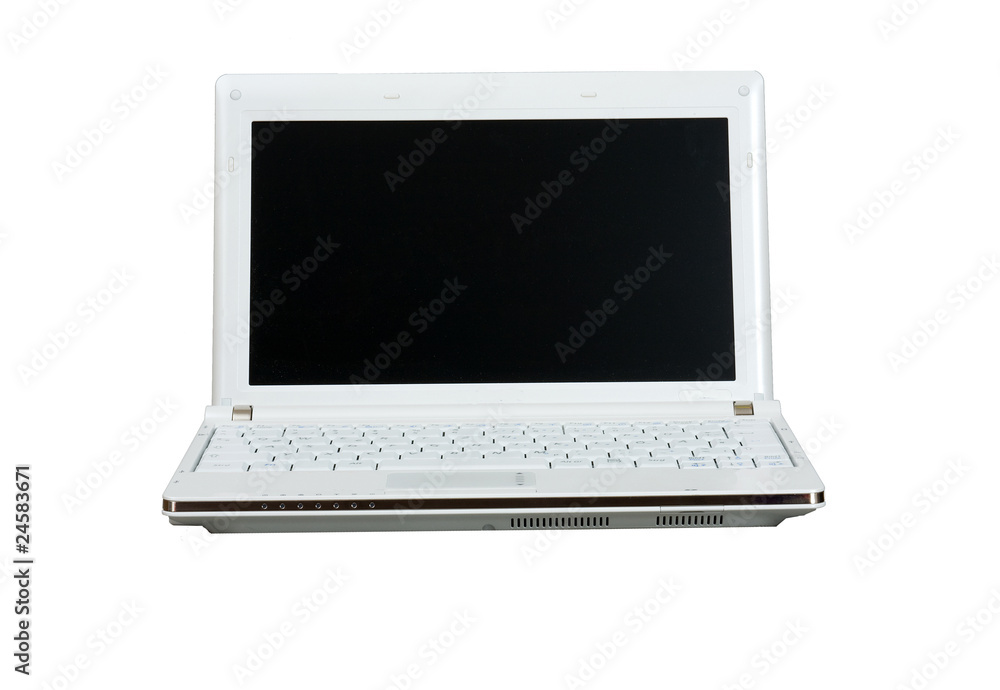 weißes Netbook weißes Netbook