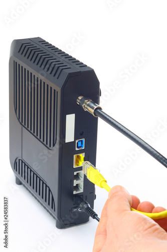 Obraz na plátne Cable modem
