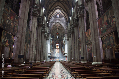 Photo Interior View of Milan Cathedral