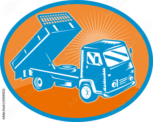 Tipper dumper dump truck or lorry