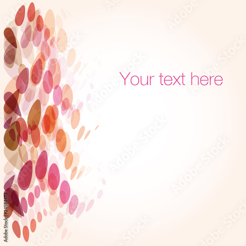 Circle abstract vector background
