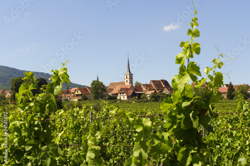 village de mittelbergheim en alsace