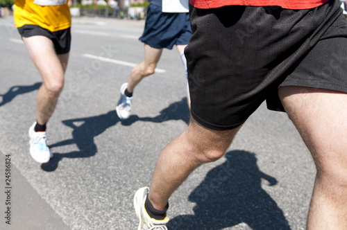 Marathon running sport competition