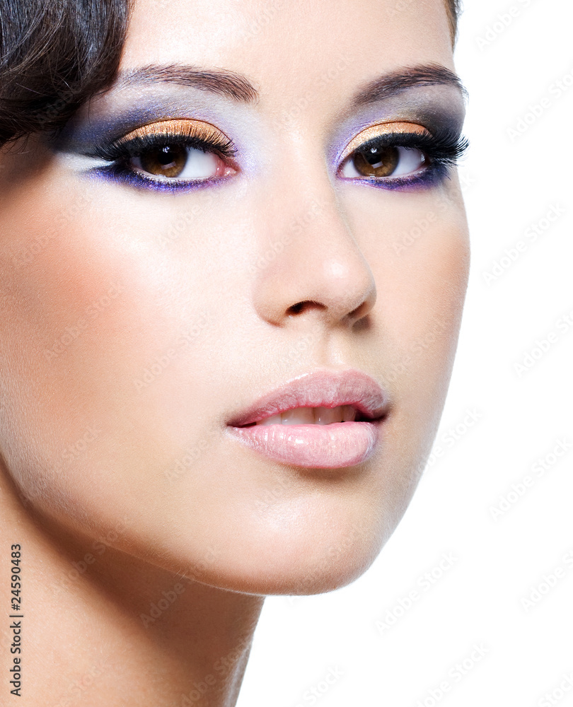 Beautiful face of an young glamour woman Beautiful face of an young glamour woman