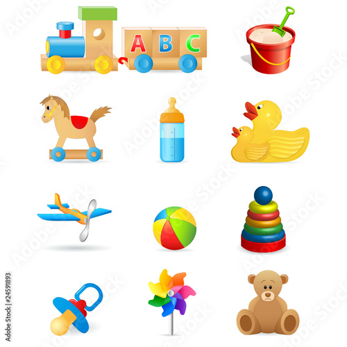 Kinderspielzeug - Icons