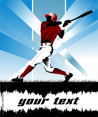 baseball in red