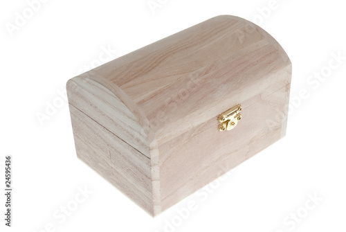 Small Wooden jewell box closed