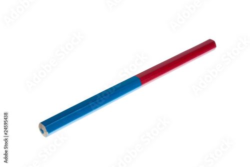 Red and blue pencil