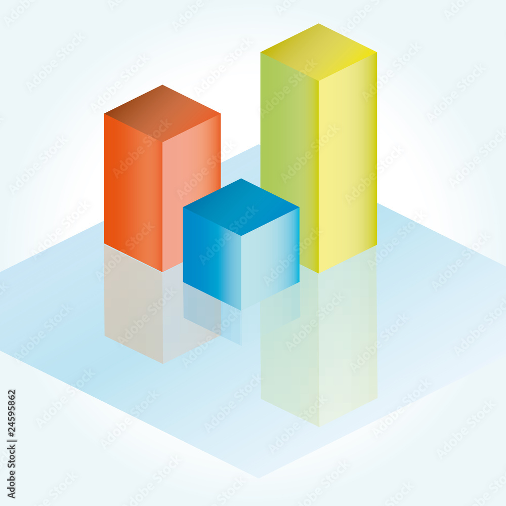 Business graph (vector) Business graph (vector)
