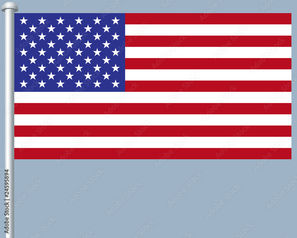 Flaggenserie-Nordamerika_USA Flaggenserie-Nordamerika_USA