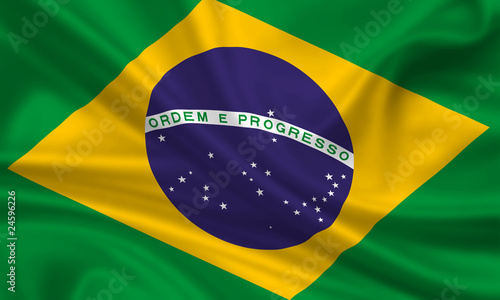 Flag of Bazil Brasilien Fahne Flagge