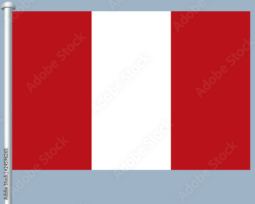 Flaggenserie-Suedamerika-Peru