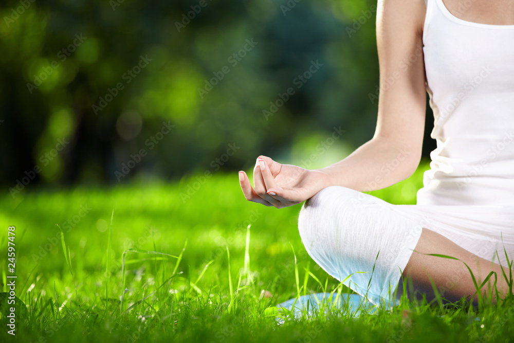 Lotus Pose Stock Photo | Adobe Stock