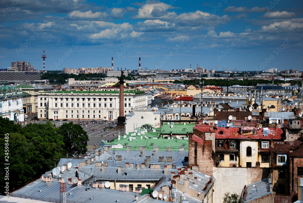 Les toits de Saint Petersbourg