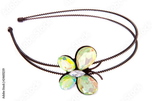 hoop for hairs on a white background