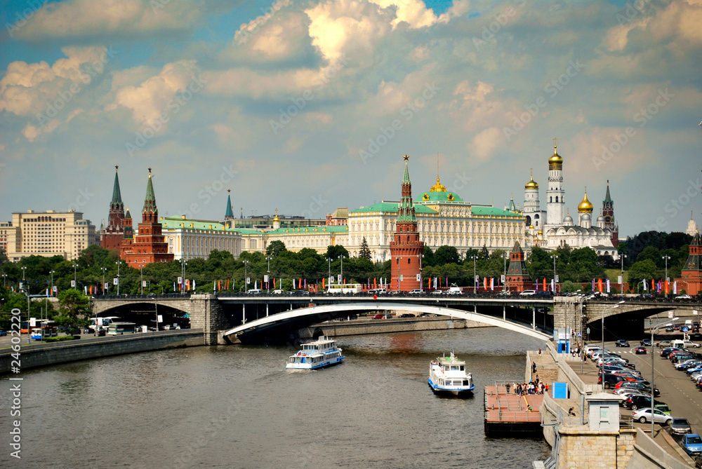 La ville de Moscou - obrazy, fototapety, plakaty 