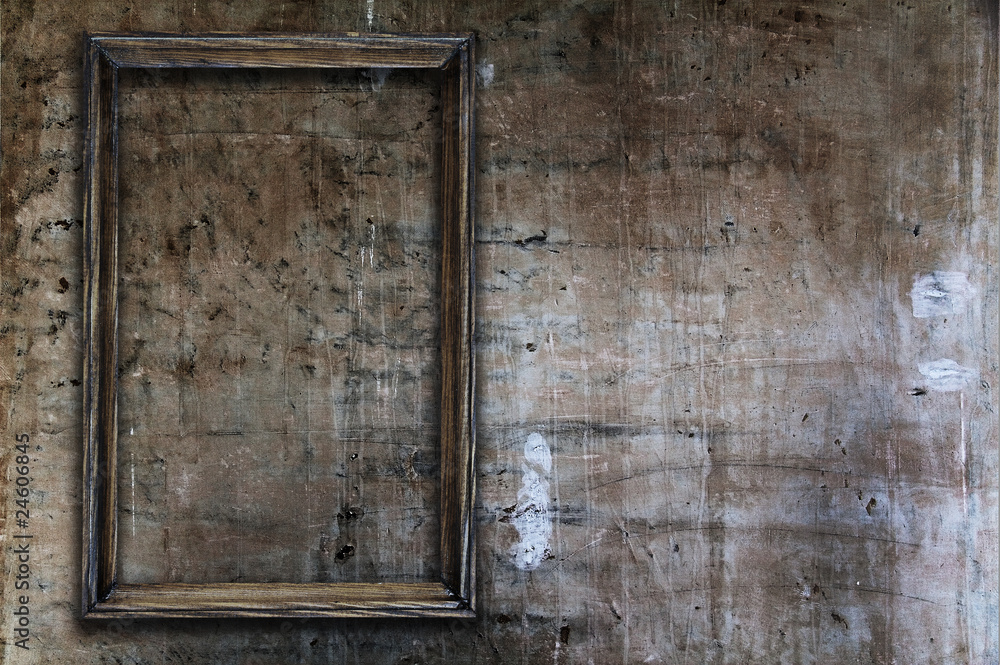 frame on wall frame on wall
