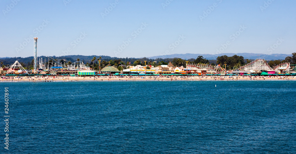 Boardwalk in Santa Cruz, California