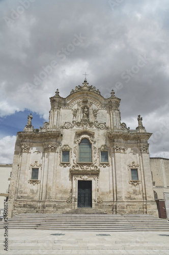 St. Francesco d'Assisi Church. Matera. Basilicata.