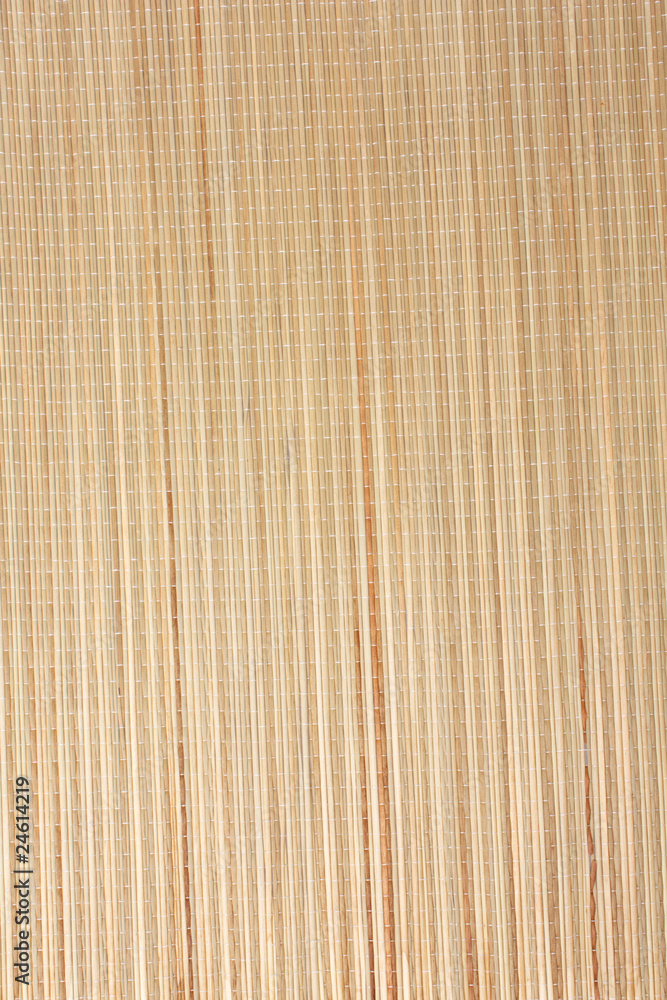 Close up of bamboo mat background Close up of bamboo mat background
