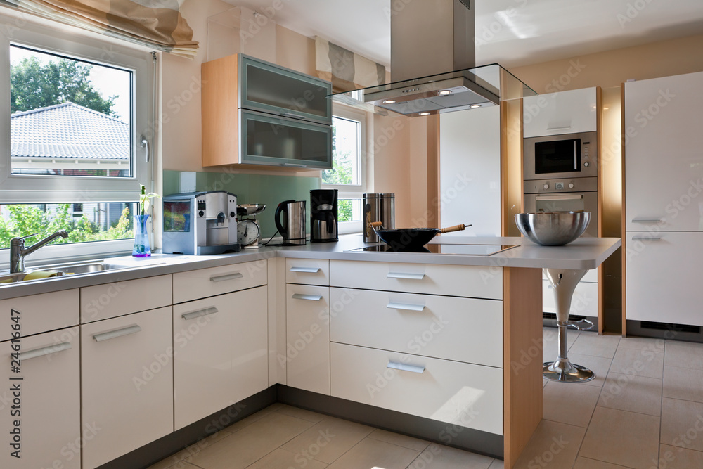 Interior of modern kitchen Interior of modern kitchen