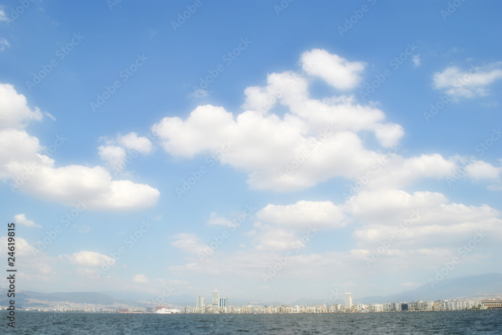 Manzara Bulut Şehir Deniz İzmir Alsancak Gökyüzü