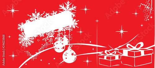 Roter weihnachtlicher Hintergrund
