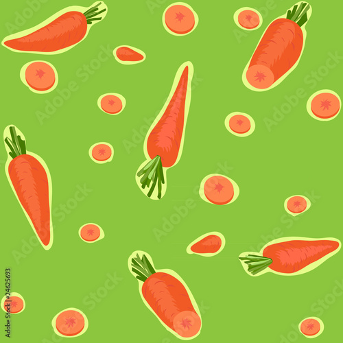 carrot seamless background
