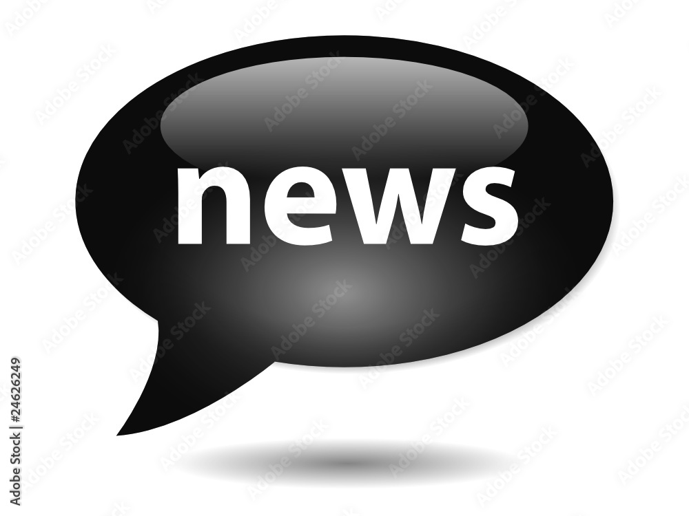 NEWS speech bubble icon (web button internet media rss breaking) NEWS speech bubble icon (web button internet media rss breaking)