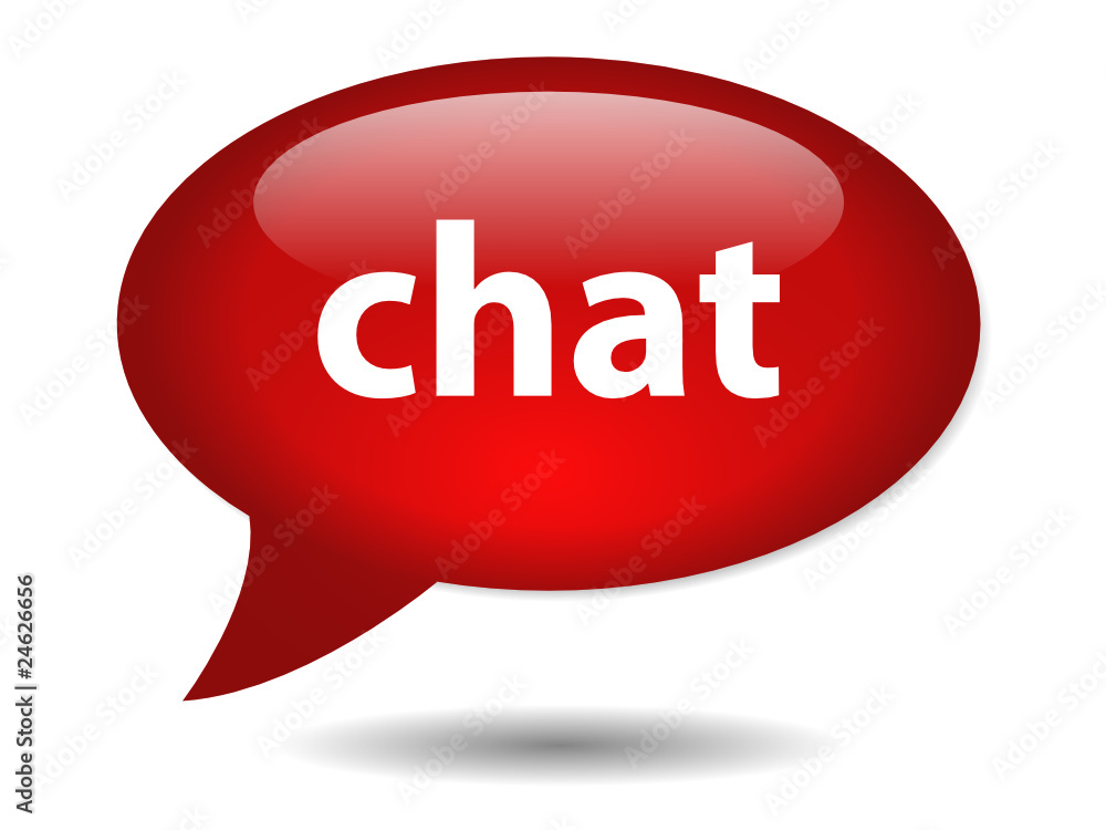 CHAT speech bubble icon (web button internet message live chat) CHAT speech bubble icon (web button internet message live chat)