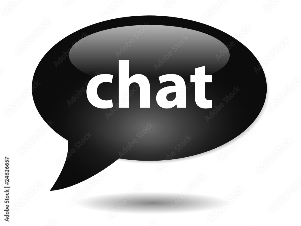 CHAT speech bubble icon (web button internet chat live online) CHAT speech bubble icon (web button internet chat live online)