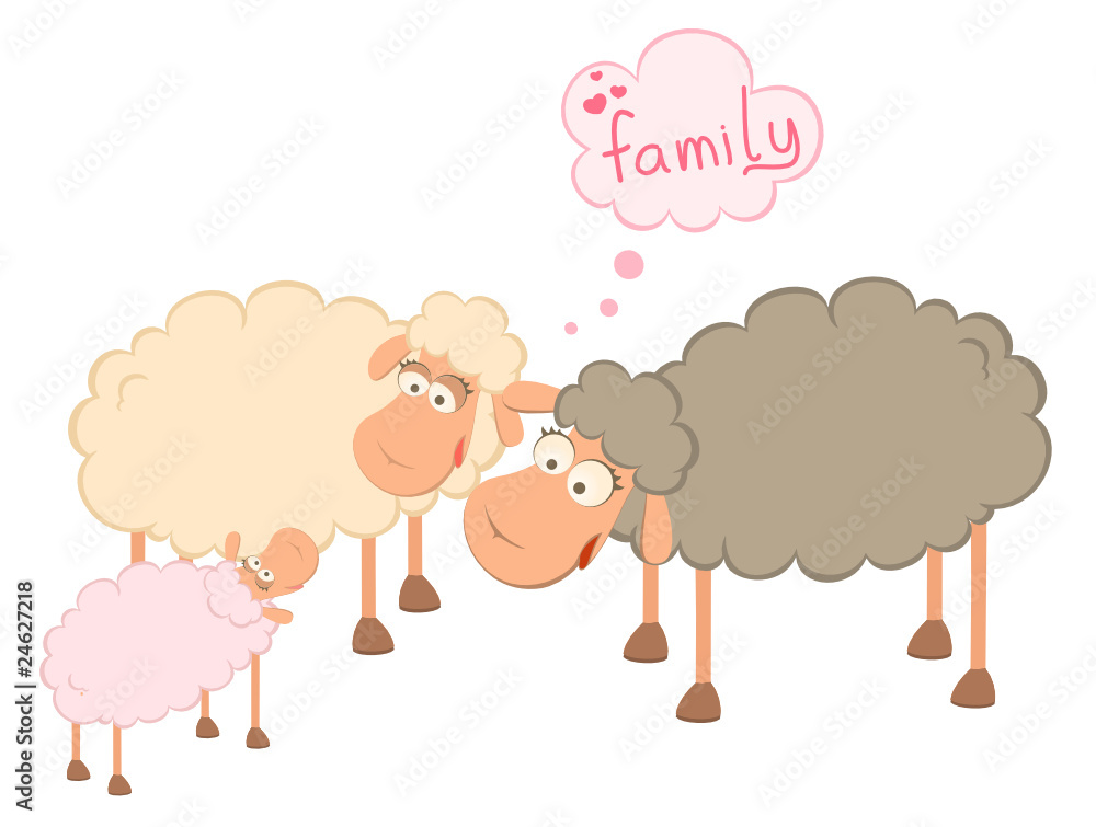 cartoon smiling sheeps in love cartoon smiling sheeps in love