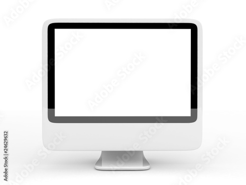 3d LCD monitor isolated