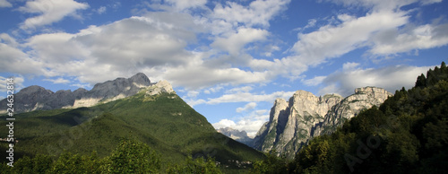 Fototapeta Naklejka Na Ścianę i Meble -  Dolomites: Agner e Pale di San Lucano