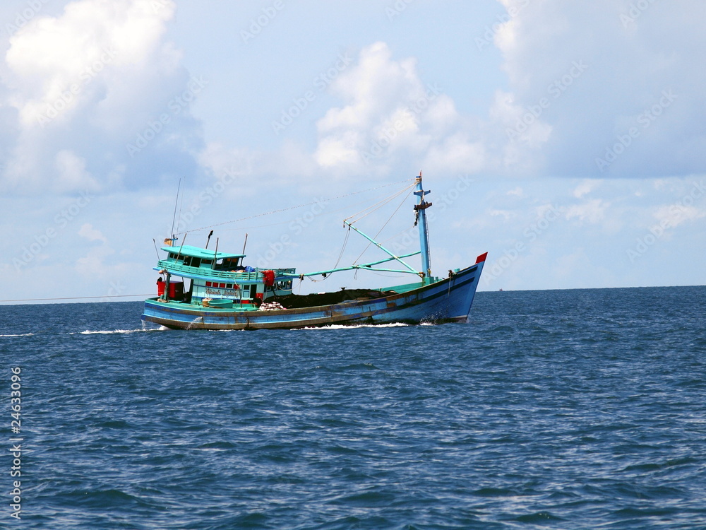 Fishing boat, island Phu Quoc, Vietnam 3 Fishing boat, island Phu Quoc, Vietnam 3
