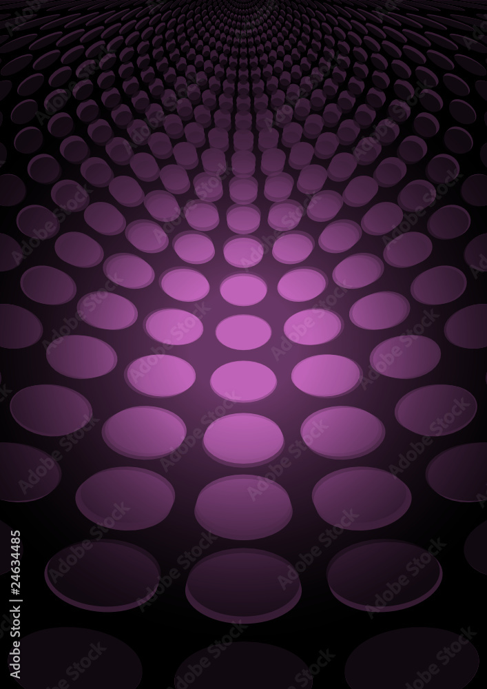 Pink doted vector techno floor illustration Pink doted vector techno floor illustration