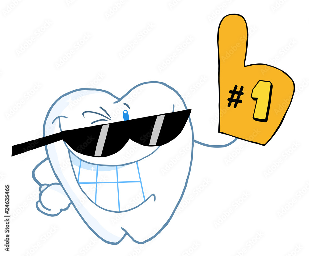 Smiling Tooth Cartoon Character Number One Stock Vector | Adobe Stock Smiling Tooth Cartoon Character Number One Stock Vector | Adobe Stock