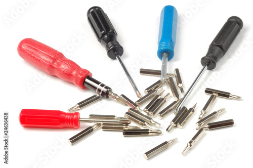 Screwdrivers with tools