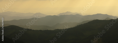 Mountains silhouette