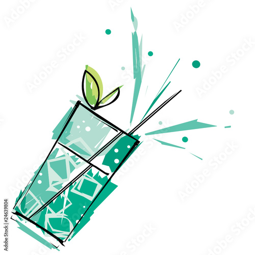Mint cocktail
