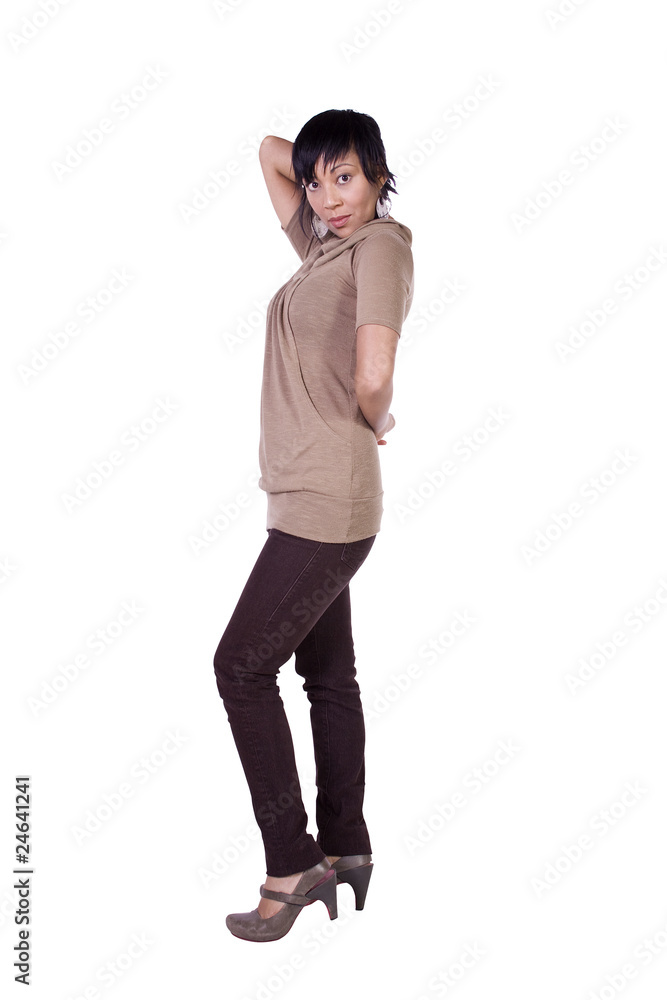 Beautiful Girl Standing Up Beautiful Girl Standing Up