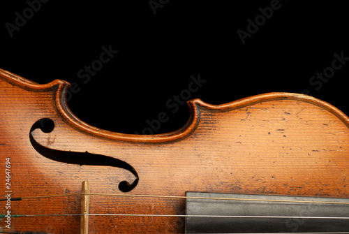 Violin close-up photo