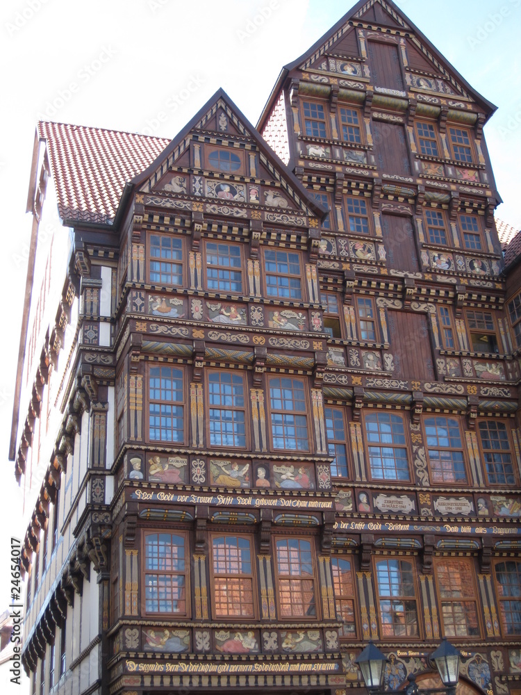 Wedekindhaus am historischen Marktplatz in Hildesheim